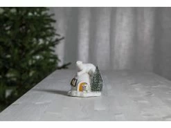 Star Trading LED-Figur Paar Polar mit Iglu, 13 cm, Weiss -Weihnachtsbeleuchtung Verkäufe 209200506 xxl