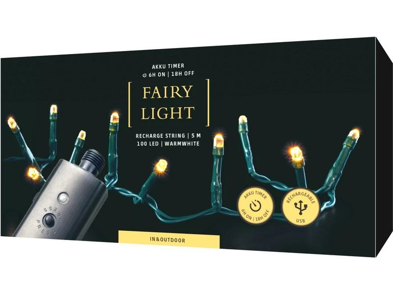 STT LED-Lichterkette Recharge String 5 m, 100 LED, Grün 3 STT LED-Lichterkette Recharge String 5 m, 100 LED, Grün – Bild 3