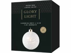 STT Hänger Glamour Ball S, Ø 10 cm, Weiss -Weihnachtsbeleuchtung Verkäufe 210417999 xxl