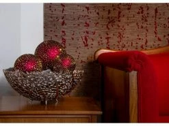 STT Hänger Set Ball, 3 Stück, Bordeaux -Weihnachtsbeleuchtung Verkäufe 210418310 xxl