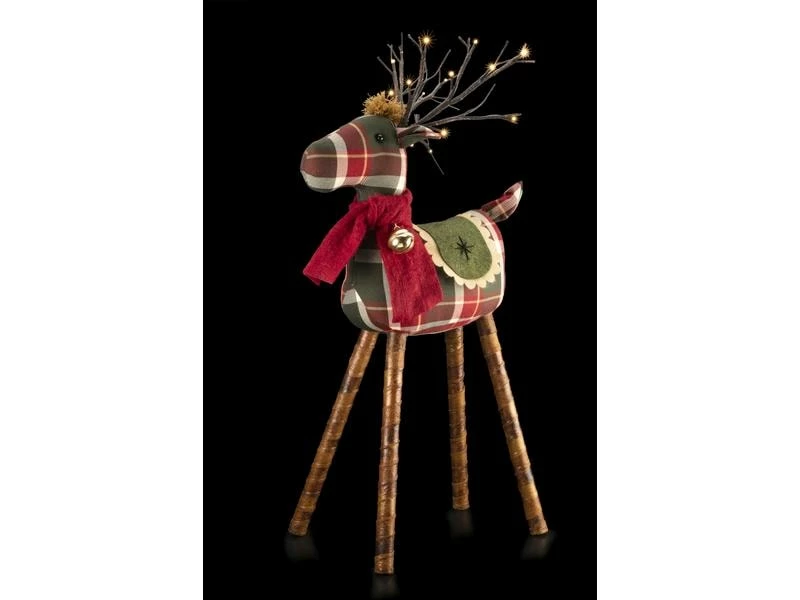 STT LED-Figur Rentier Jeffrey 16 LED, 70 cm 2 STT LED-Figur Rentier Jeffrey 16 LED, 70 cm – Bild 2