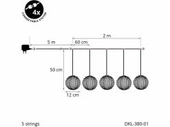 STT LED-Lichterkette Royal Ball 550 LED, Ø 12 cm -Weihnachtsbeleuchtung Verkäufe 210445023 xxl