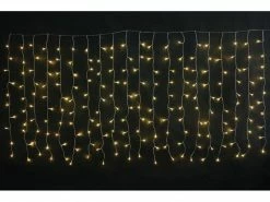 Dameco LED-Lichtervorhang mit 20 Strängen 200 LED, 100 cm