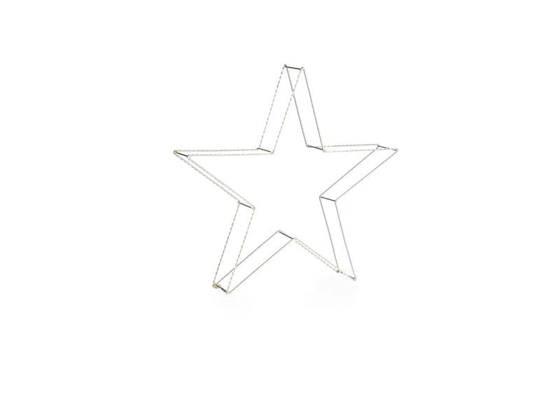 STT 3D LED Stern Argento 400 LED, Ø 78 cm 1 STT 3D LED Stern Argento 400 LED, Ø 78 cm