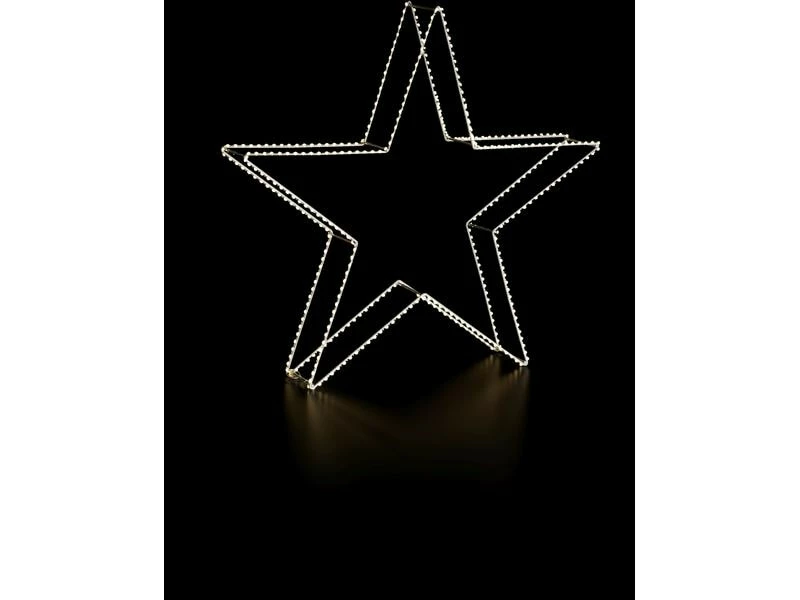 STT 3D LED Stern Argento 400 LED, Ø 78 cm 2 STT 3D LED Stern Argento 400 LED, Ø 78 cm – Bild 2