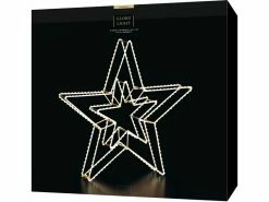 STT 3D LED Stern Doppelt Argento 420 LED, Ø 58 cm -Weihnachtsbeleuchtung Verkäufe 211053246 xxl