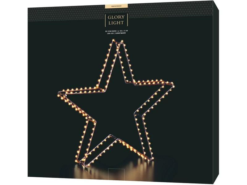 STT Dekolicht 3D Stern Nero, Ø 38 cm 5 STT Dekolicht 3D Stern Nero, Ø 38 cm – Bild 5