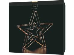 STT Dekolicht 3D Stern Doppelt Nero, Ø 58 cm -Weihnachtsbeleuchtung Verkäufe 211059396 xxl