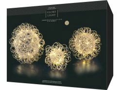 STT Ball Set Champagne 3 Stück, 45 LED 7 STT Ball Set Champagne 3 Stück, 45 LED -Weihnachtsbeleuchtung Verkäufe 211062097 xxl