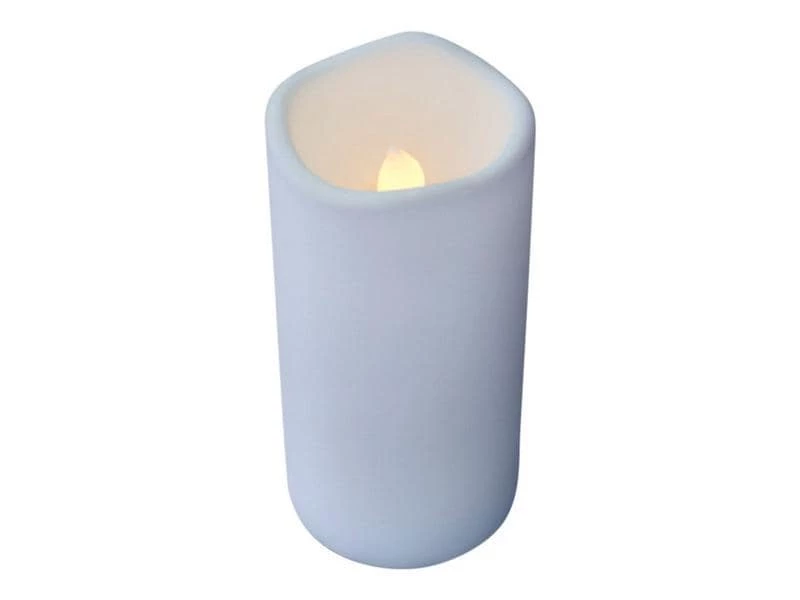 Sirius LED-Kerze Storm Outdoor, Ø 10 x 20 cm, Weiss 2 Sirius LED-Kerze Storm Outdoor, Ø 10 x 20 cm, Weiss – Bild 2