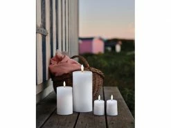 Sirius LED-Kerze Sille Outdoor, Ø 7.5 x 20 cm, Weiss -Weihnachtsbeleuchtung Verkäufe 216294322 xxl