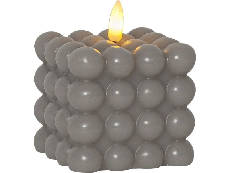 Star Trading LED-Kerze Flamme Dot, 7.5 x 7.5 x 9.5 cm, Grau 1 Star Trading LED-Kerze Flamme Dot, 7.5 x 7.5 x 9.5 cm, Grau