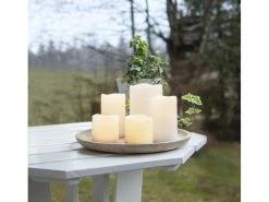 Star Trading LED-Kerzen Set Pillar Paul, Ø 7.5/10 x 7.5/12/15 cm, Beige -Weihnachtsbeleuchtung Verkäufe 218268689 xxl