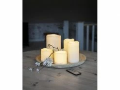 Star Trading LED-Kerzen Set Pillar Paul, Ø 7.5/10 x 7.5/12/15 cm, Beige -Weihnachtsbeleuchtung Verkäufe 218268695 xxl