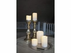 Star Trading LED-Kerzen Set Pillar Paul, Ø 7.5/10 x 7.5/12/15 cm, Beige -Weihnachtsbeleuchtung Verkäufe 218268707 xxl