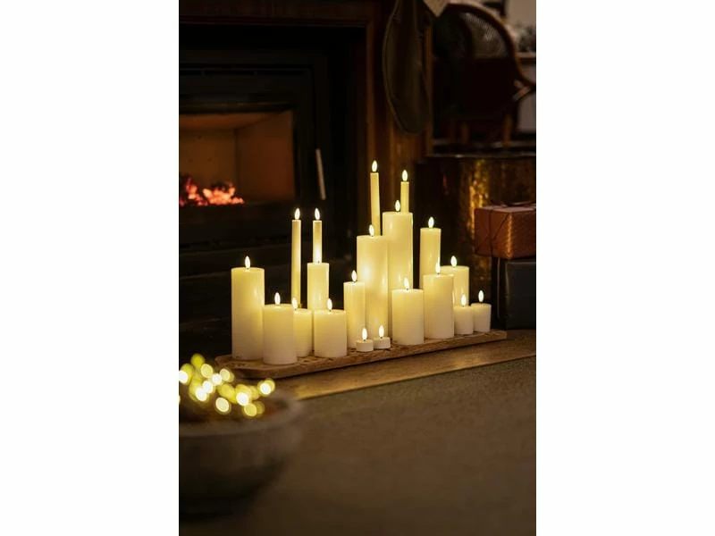 Sirius LED-Stabkerzen Set Sille, Ø 2 x 25 cm, Weiss, Aufladbar 3 Sirius LED-Stabkerzen Set Sille, Ø 2 x 25 cm, Weiss, Aufladbar – Bild 3