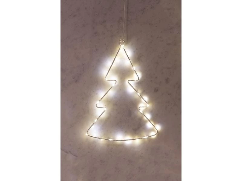 Sirius Fensterhänger Liva Tannebaum, Weiss, 30 cm 2 Sirius Fensterhänger Liva Tannebaum, Weiss, 30 cm – Bild 2