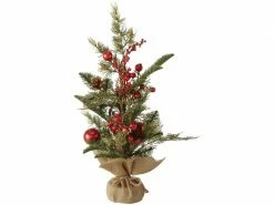 Boltze Weihnachtsbaum Audrey mit Preiselbeeren, 60 cm