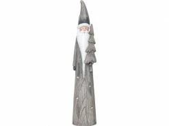 Star Trading LED-Figur Weihnachtsmann Klas, 70 cm, Grau