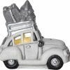 Star Trading LED-Figur Auto mit Gepäck, 15 cm, Weiss