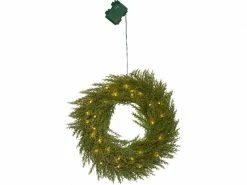 Star Trading LED-Weihnachtskranz Thuja, Ø 45 cm