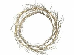 Star Trading LED-Weihnachtskranz Fizzy 50 LED, 45 cm, indoor