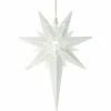 Star Trading Fensterhänger Betlehem, 35 cm, Metall, Weiss