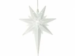 Star Trading Fensterhänger Betlehem, 35 cm, Metall, Weiss