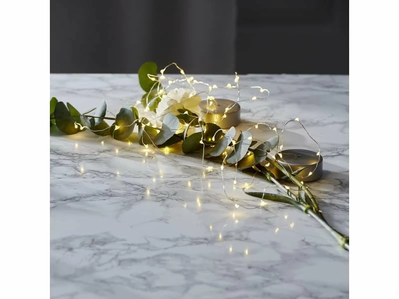 Star Trading LED Lichterkette Angel Hair 2 m, Silber 1 Star Trading LED Lichterkette Angel Hair 2 m, Silber