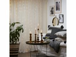 Star Trading LED-Lichtervorhang Dew Drop, 200 LED, 1m