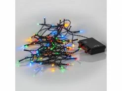 Star Trading LED-Lichterkette Akku, 80 LED, 5.6 m, Outdoor