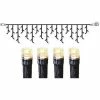 Star Trading Lichtervorhang-Erweiterung Icicle-System Decor, 140 LED, 4 m