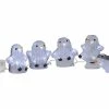 Star Trading LED-Figur Crystalo Pinguin Set, 12 cm, Grau