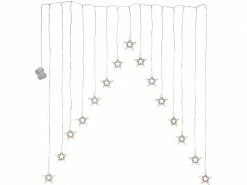 Star Trading LED-Lichtervorhang DecyStar, 15 LED, 1.25 m