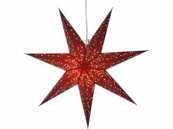 Star Trading Papierstern Galaxy, Rot, 60 cm