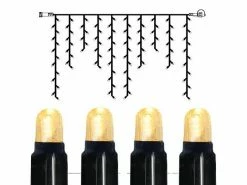 Star Trading Lichtervorhang-Erweiterung Icicle-System LED, 100 LED, 2 m