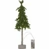Star Trading Weihnachtsbaum Lummer, 10 LEDs, 45 cm, Grün