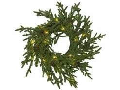 Star Trading Kranz Lummer, 38 cm, Grün