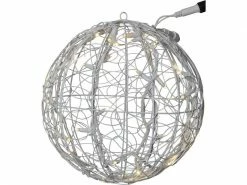 Star Trading System LED Kugel, Ø 35 cm, Weiss