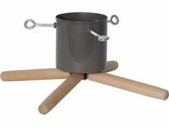 Star Trading Weihnachtsbaumständer 19 cm Grau/Natur