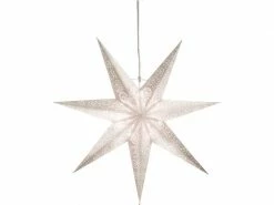 Star Trading Papierstern Antique, 60 cm, Weiss
