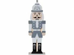 Star Trading LED-Figur Nussknacker, 52 cm, Grau