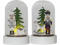 Star Trading LED-Figur Nussknacker, 9 cm, 2 Stück