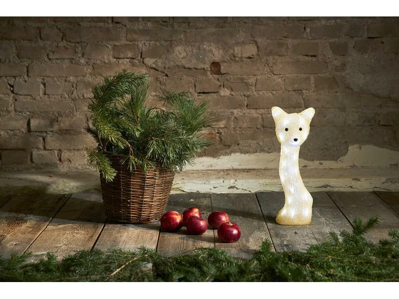 Star Trading LED-Figur Crystalo Fuchs, 41.5 cm, Beige 2 Star Trading LED-Figur Crystalo Fuchs, 41.5 cm, Beige – Bild 2