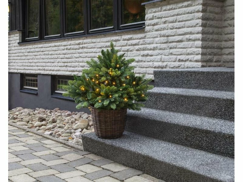 Star Trading Weihnachtsbaum Busk, 40 LEDs, 75 cm, Grün 4 Star Trading Weihnachtsbaum Busk, 40 LEDs, 75 cm, Grün – Bild 4