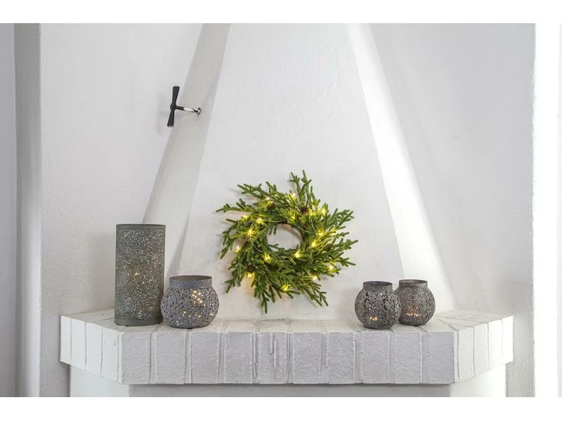 Star Trading Kranz Lummer, 38 cm, Grün 2 Star Trading Kranz Lummer, 38 cm, Grün – Bild 2