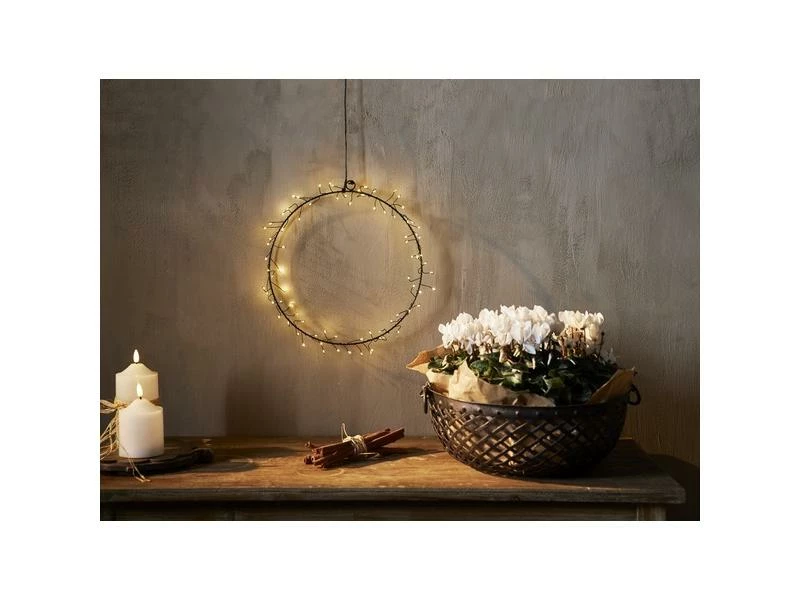 Star Trading LED-Weihnachtskranz Nike 30 cm Ø Indoor 4 Star Trading LED-Weihnachtskranz Nike 30 cm Ø Indoor – Bild 4