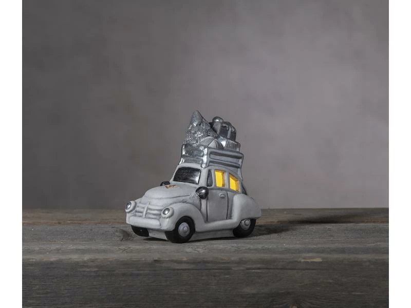 Star Trading LED-Figur Auto mit Gepäck, 15 cm, Weiss 3 Star Trading LED-Figur Auto mit Gepäck, 15 cm, Weiss – Bild 3
