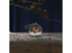 Star Trading Tischdeko Kugel Fauna, 9 cm, Braun -Weihnachtsbeleuchtung Verkäufe 225467242 xxl