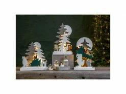 Star Trading Tischdeko Forest Friends, 38 cm, Holz -Weihnachtsbeleuchtung Verkäufe 225467566 xxl 2